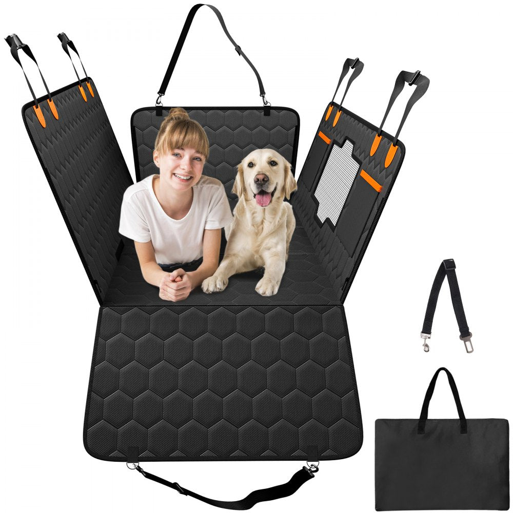 Bostome dog car seat cover in waterproof 600D Oxford, measuring 54x25.6 inches.