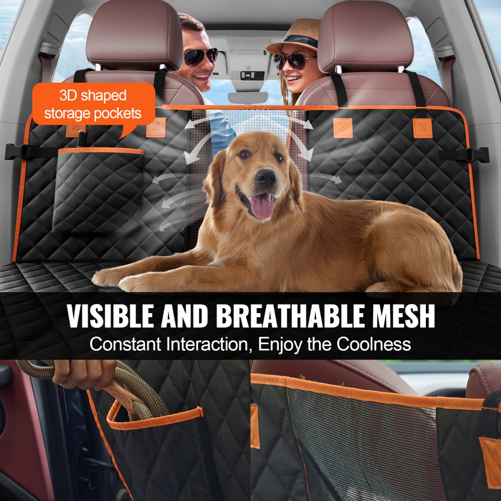 Bostome 51.2x27.6in Waterproof 600D Dog Back Seat Cover for SUV