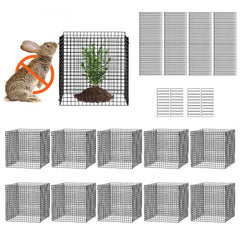 10 Pack Plant Protector from Animals 12`` x 12`` Plant Cage for Vegetables