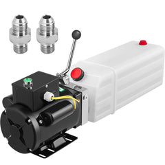 Bostome 2.2KW 220V hydraulic power unit with 3HP motor, 6L reservoir, and control valves.