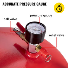 Waste Oil Drain Tank 20 Gallon Portable Oil Drain Air Operated Drainer Oil Change, Oil Drain Container, Fluid Fuel Transfer Drainage Adjustable Funnel Height, with Wheel for Easy Oil Removal