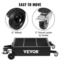Oil Drain Pan 25 Gallon Oil Drain Tank, 95L Low Profile Oil Drain Pan, Large Capacity Oil Change Pan, Foldable Hand, with Electric Pump, Hose, Swivel Casters for Car, SUV, Trucks Oil Draining