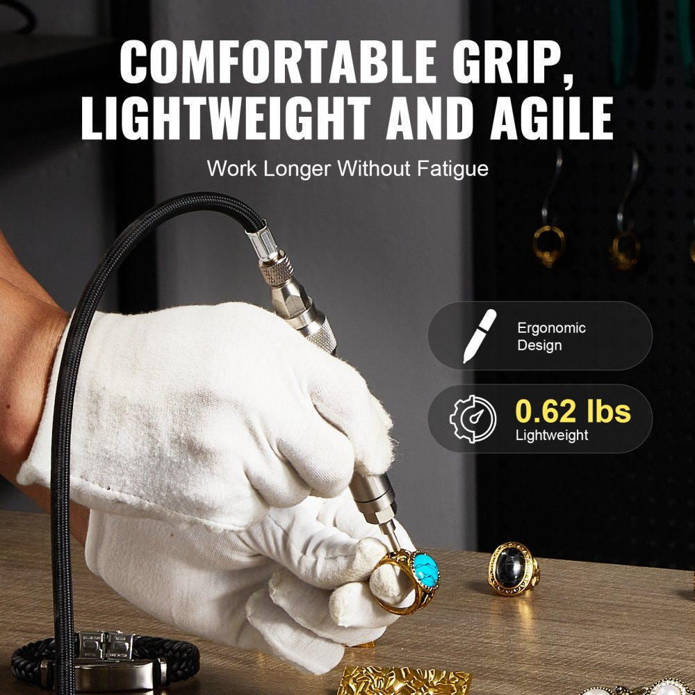 Pneumatic Engraving Pen Air Scribe 1/8" Micro Grinder Pencil Carving Tool
