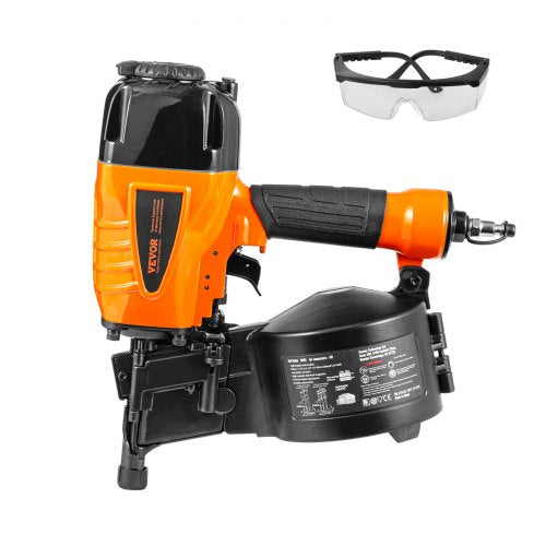 Bostome CN65 coil siding nailer with ergonomic grip and tool-free depth adjustment wheel.