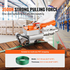 Pneumatic Strapping Tool Hand Held Strapping Machine for 1/2"-3/4" PET