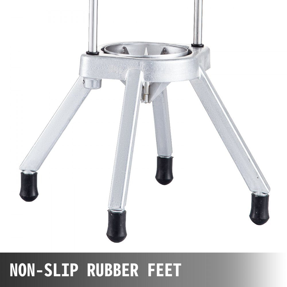 8-Section Commercial Easy Wedger Stainless Steel Blade Fruit Lime Slicer, Lemon Cutter 8 Wedges for Bar Restaurant