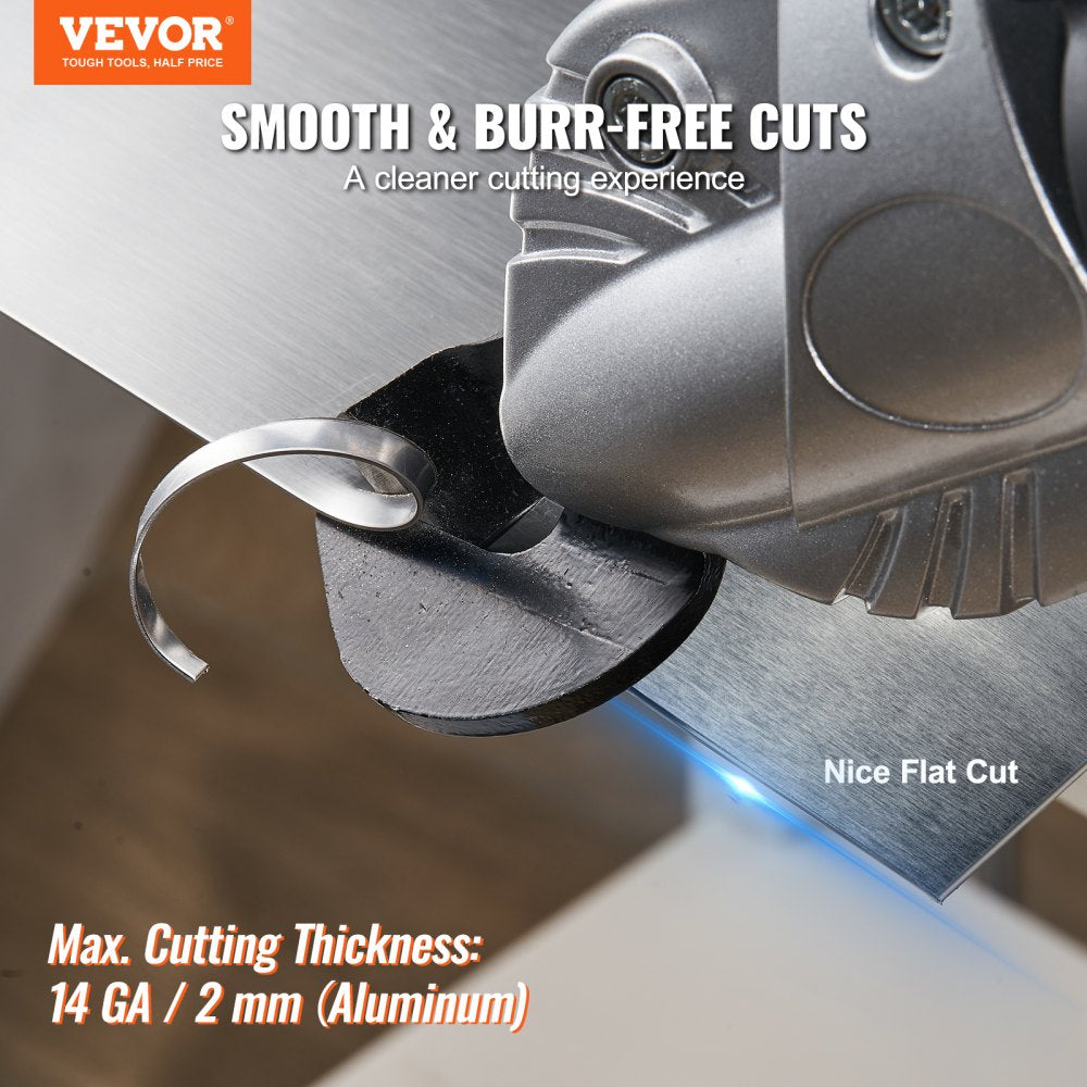 Metal Cutter Drill Attachment, with Metal Shears Attachment, 360 Degree Pivoting Head, Cut Max. 21 GA Stainless Steel 14 GA Aluminum Metal Sheets and 18 GA Galvanized Steel