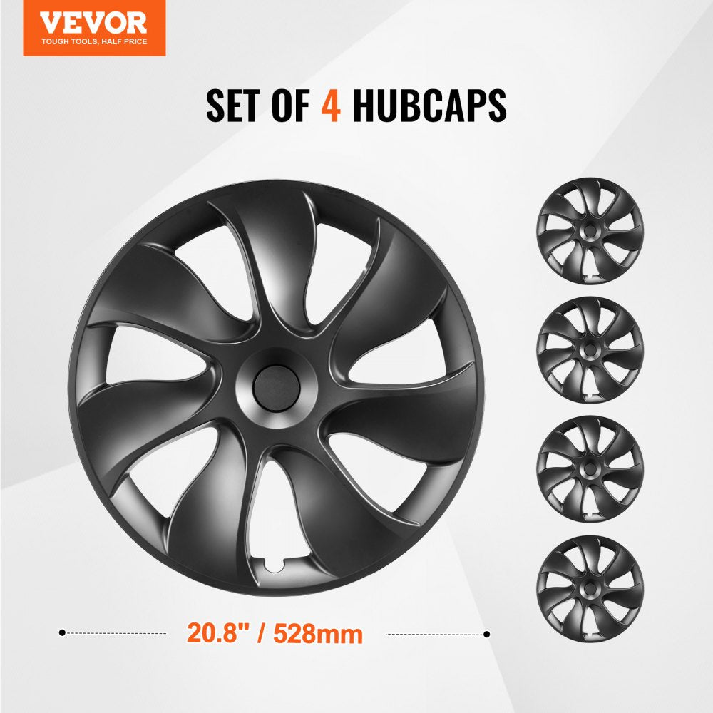 19" Wheel Rim Cover for 2021-2023 Model Y Hubcap with Valve Nozzle Hole