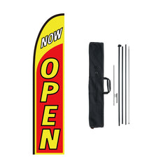 Open Flags for Business Advertising Flags for Outside Banner Flag and Pole