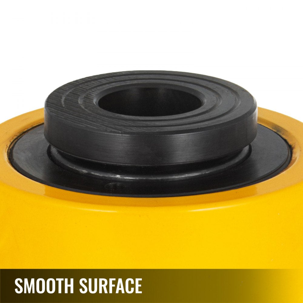 20T 4Inch Hydraulic Cylinder Jack Hollow Single Acting Hydraulic Ram Cylinder 100mm Hydraulic Lifting Cylinders (20T 4Inch Hollow)