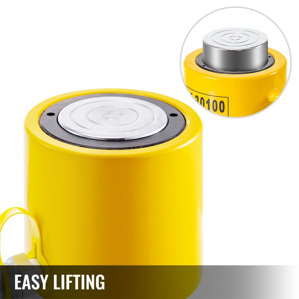 Bostome 50T single acting hydraulic cylinder jack with a 2-inch stroke and compact design.