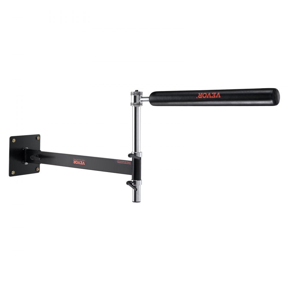 Wall Mount Boxing Spinning Bar, Adjustable Punching Spinning Bar, Boxing Speed Trainer with Gloves, Black Reflex Boxing Bar, Boxing Training Equipment for Kickboxing, MMA, Stress Relief, Fitness