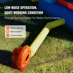 Inflatable Blower, 950W, 1 & 1.2 HP Bounce House Blower, Pump Commercial Air Blower for Inflatables, 3300 RPM Bouncy Castle Electric Fan Perfect for Bounce House, Waterslides, ETL Listed