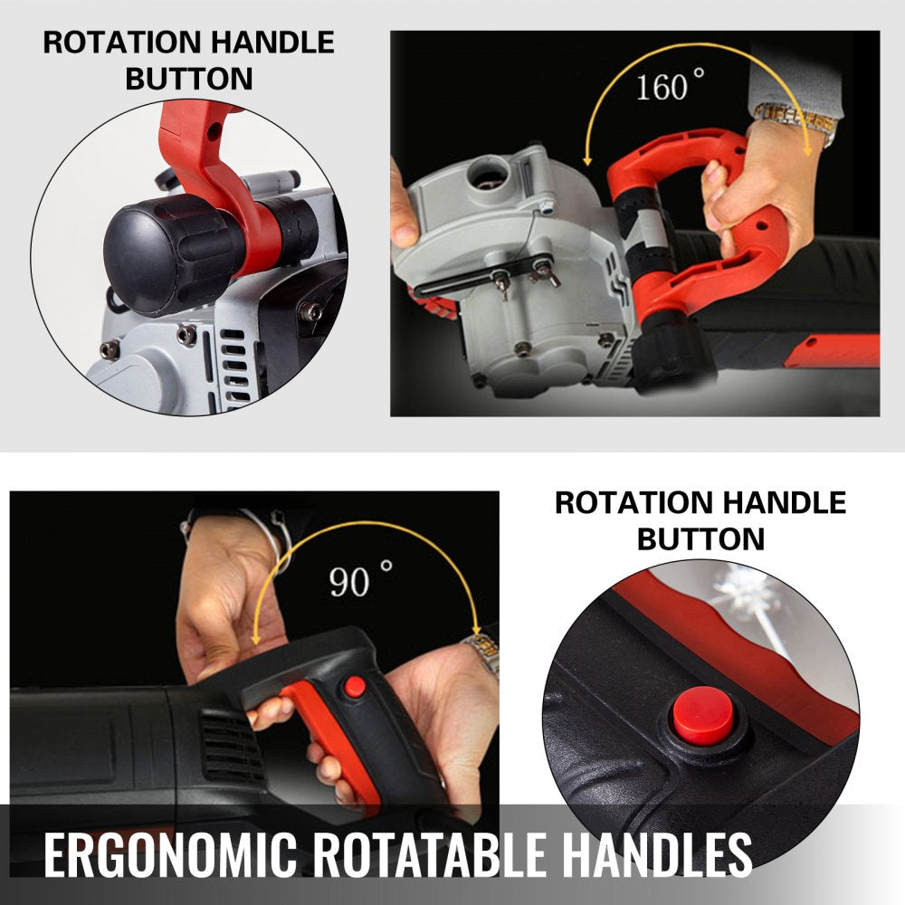 Bostome 5800W Wall Chaser with 160mm blades and adjustable depth for precise groove cutting.