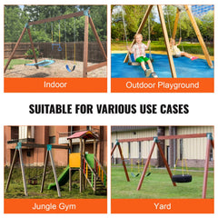 A-Frame Middle Swing Set Brackets, Heavy Duty Carbon Steel Swing Set Hardware with Mounting Hardware, DIY Swing Set Bracket Swing Set Kit for 4x4 Legs & 4x6 Beam, Green (3 Pcs)