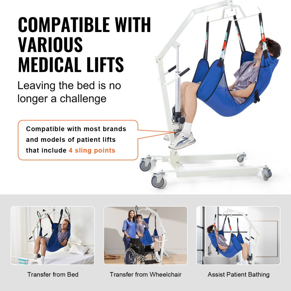 Universal Full Body Patient Lift Sling Patient Lift Medical Aid Sling 400LBS