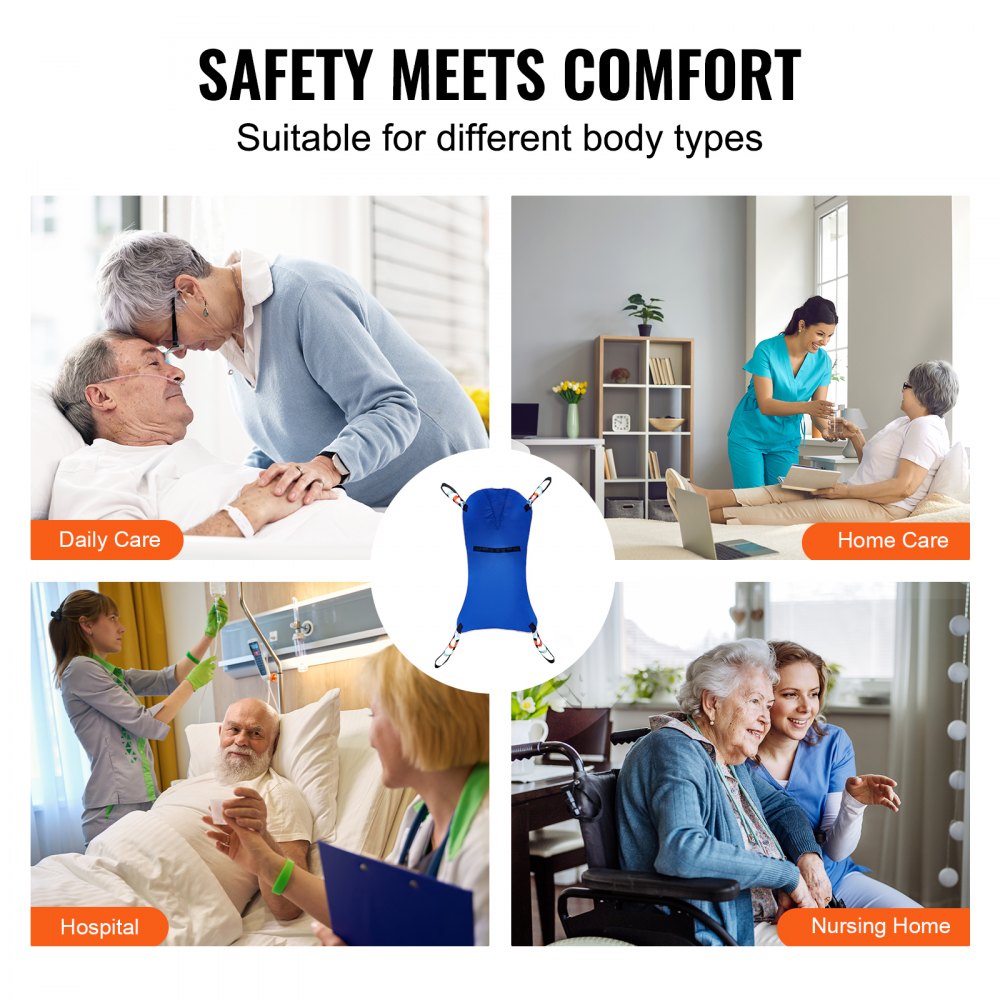 Universal Full Body Patient Lift Sling M-Size Patient Lift Medical Aid Sling