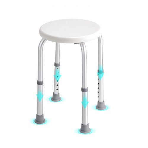 Shower Chair for Inside Shower, Adjustable Height Shower Stool, Non-Slip Bench Bathtub Seat Stool for Elderly Disabled Adults Handicap, 300 lbs Capacity
