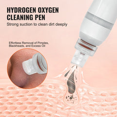 8 in 1 Hydrogen Oxygen Facial Machine, Professional Hydrafacial Machine for Spa, Hydro Facial Cleansing Rejuvenation Machine with 8 in LCD Screen, Microcurrent Probe, Bipolar RF Radiofrequency