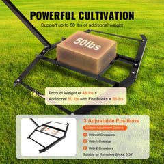 Bostome 66" tow behind driveway drag harrow made of durable Q235 steel for efficient grading.