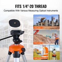 Laser Level Tripod ¼ x 20 Thread 27.36-68.11 inch Height Adjustment