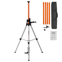 Laser Level Tripod 1/4"-20 & 5/8"-11 Thread 40.94-133.85 in Height Adjust