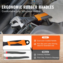 Eight-piece pliers set made of high carbon steel with ergonomic TPR handles for comfort.