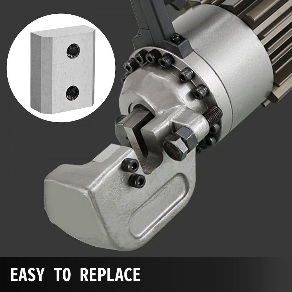 16mm Rebar Cutter Replacement Jaw Blades, Cr12MoV Steel Material for 5/8 Inch Electric Rebar Cutter,12 Pcs Blades with 24 Hexagon Screw and 24 Spring Washer