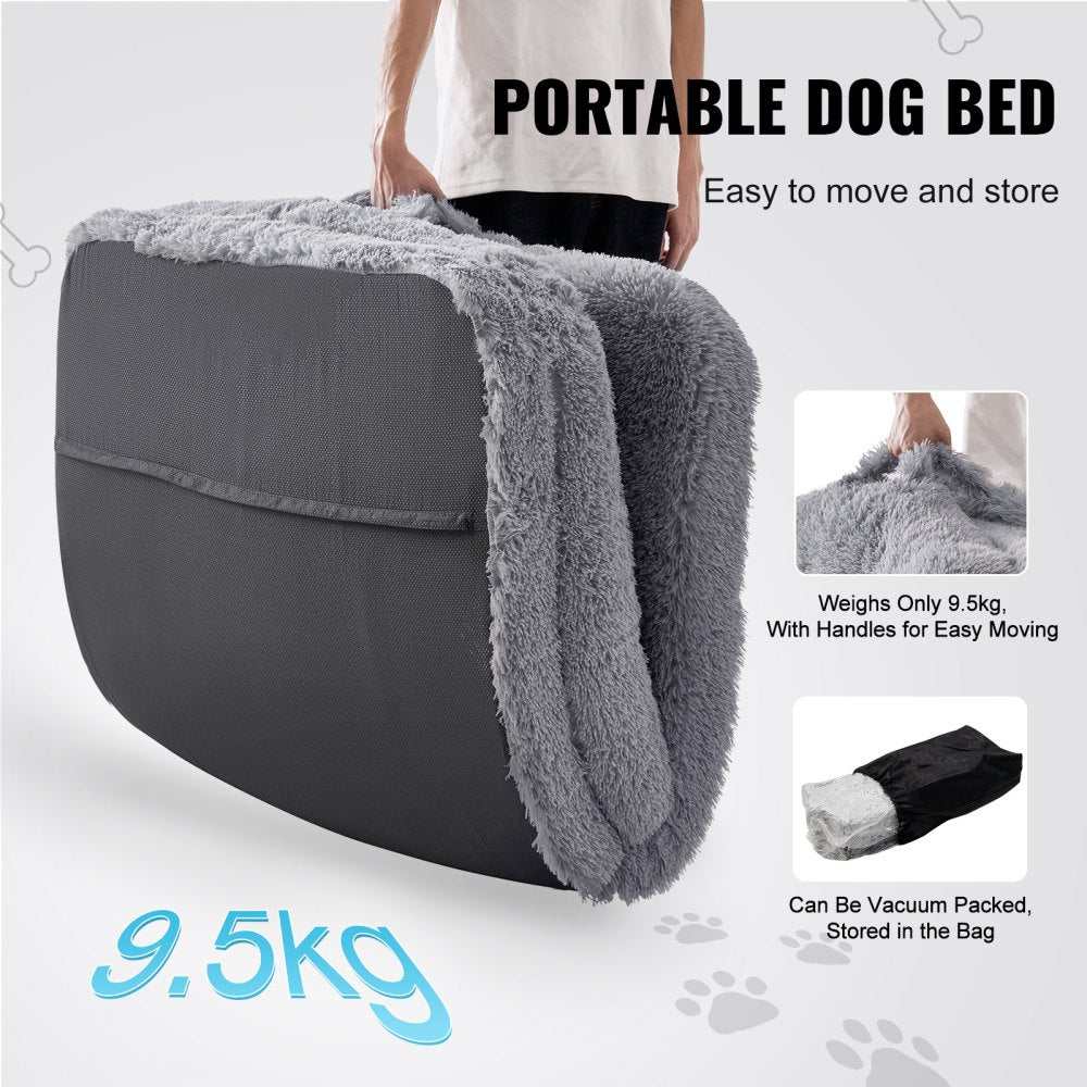 Human Dog Bed 72 x48x10in Large Human Size Dog Bed Washable PV Velvet