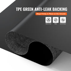 74 x 72 Inch Hot Tub Mat, Extra Large Inflatable Hot Tub Pad, Waterproof Slip-Proof Backing, Absorbent Spa Pool Ground Base Flooring Protector Mat Reusable Outdoor & Indoor, Also For Car Repair