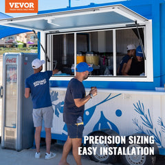 36"L x 24"W Concession Stand Serving Window Food Truck Service Awning