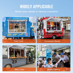 36"L x 24"W Concession Stand Serving Window Food Truck Service Awning