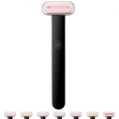 Red Light Therapy Wand for Face, 7-Color LED Facial Wand Red Light Therapy Device with Heatig Therapy| Microcurrent Vibrating Massage, Portable LED Beauty Wand for Face, Neck