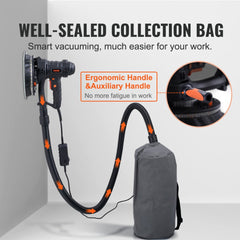 Bostome 800W drywall sander with variable speed, auto vacuum, and LED lighting features.