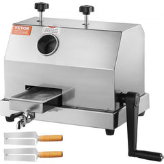Commercial Sugar Cane Juicer, 110LBS/H High Output Sugarcane Juicer Machine with 3 Stainless Steel Rollers and 2.4" Large Inlet, Manual Sugarcane Juice Squeezer Extractor for Commercial/Home Use