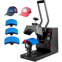 Bostome 4-in-1 hat heat press machine with digital control and four versatile heating pads.