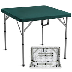 Mahjong Table Fold-in-Half 4 Player Card Table & Wear-Resistant Tabletop