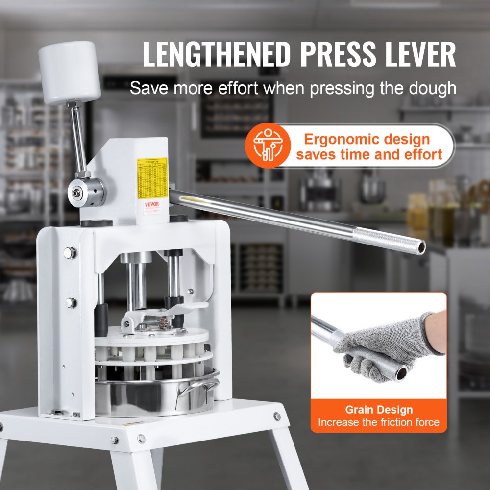 Manual Dough Divider 10PCS Hand Press Dough Cutter Bread Maker for Bakery