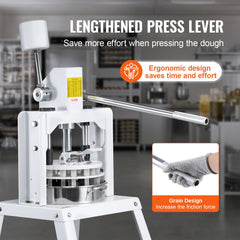 Manual Dough Divider 10PCS Hand Press Dough Cutter Bread Maker for Bakery