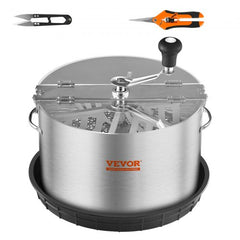 Bud Leaf Trimmer, 16 inch Stainless Steel Manual Bud Trimmer Machine, with Clear PET Cover for Visual Cutting, Hand Pruners Included, for Cutting Leaves, Buds, Flowers, Hydroponic Plants