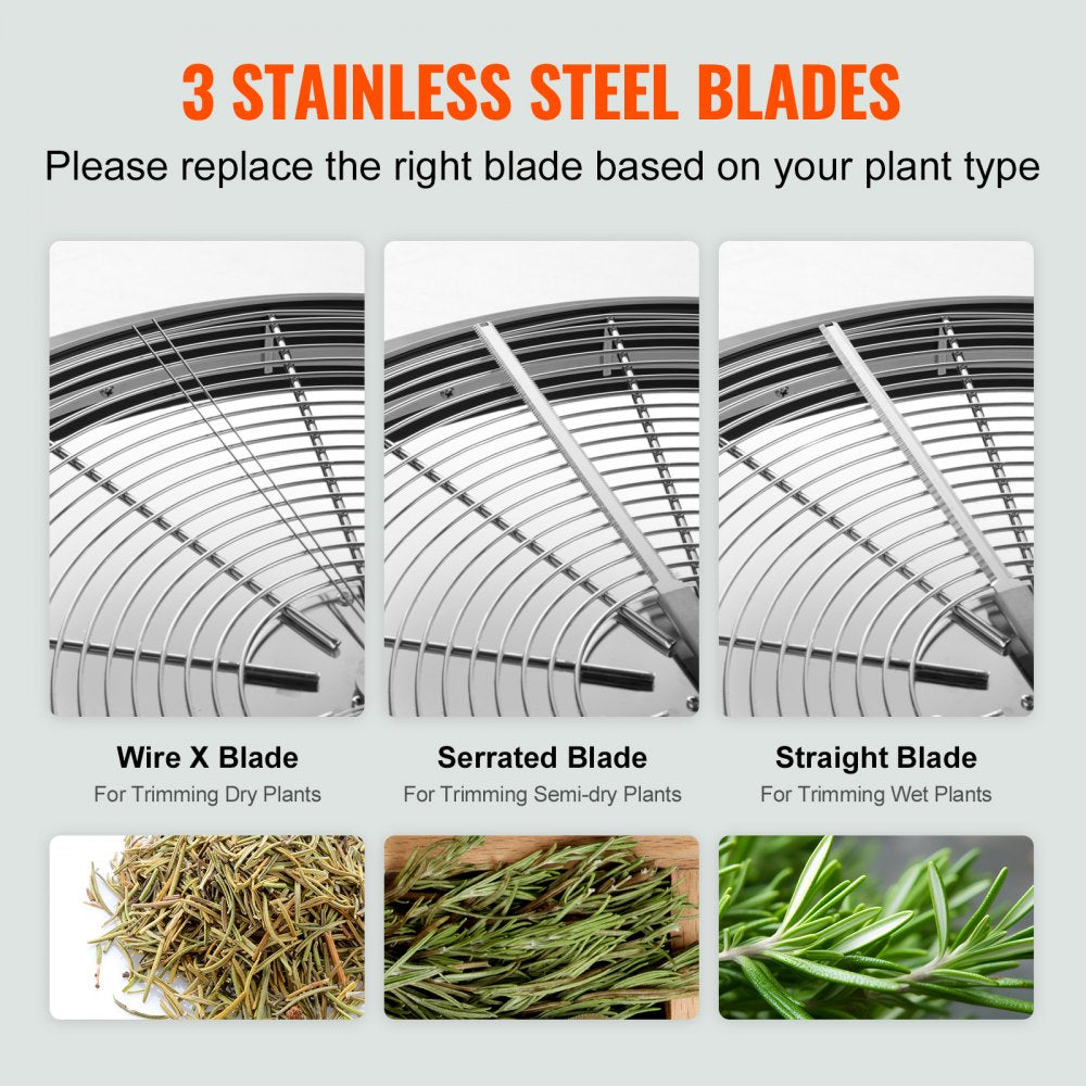 Leaf Bowl Trimmer, 24`` Trimmer Bowl, Manual Bud Trimmer with Stainless-Steel Blades for Twisted Spin Cut, Clear Visibility Dome and Hand Pruner Included, for Cutting Leaves, Buds, Flowers