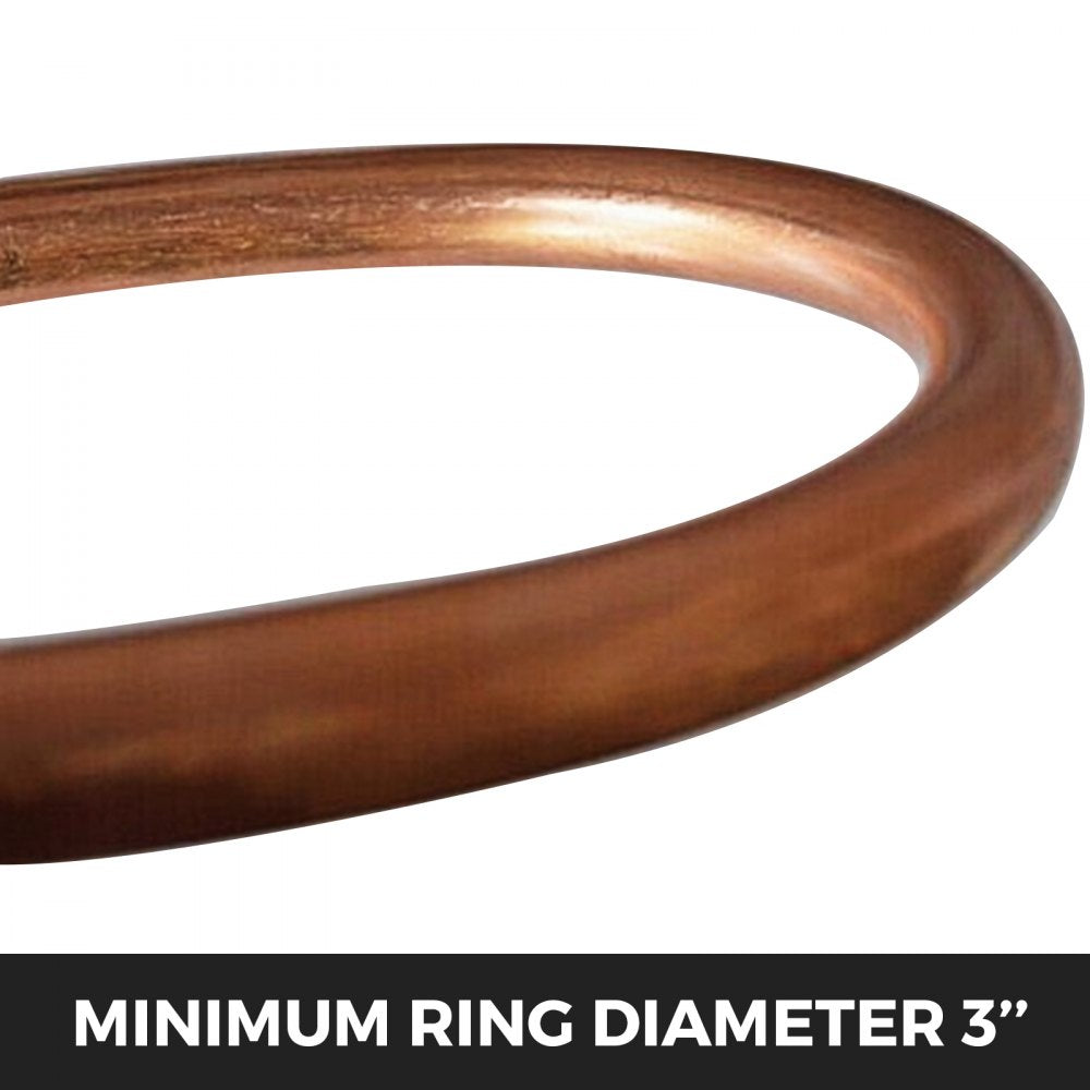 Bostome Ring Roller Bender with 3in ring size and 1/4in round steel capacity for precise bending.