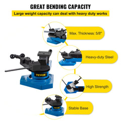 Bostome SBG-40 Metal Scroll Bender with a long handle and wide base for stable metal bending.
