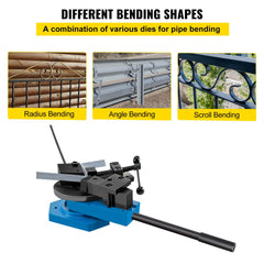 Bostome SBG-40 Metal Scroll Bender with a long handle and stable base for precise metal bending.