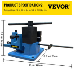 Bostome UB-100 Universal Metal Bender with a detachable lever and 120° bending angle.