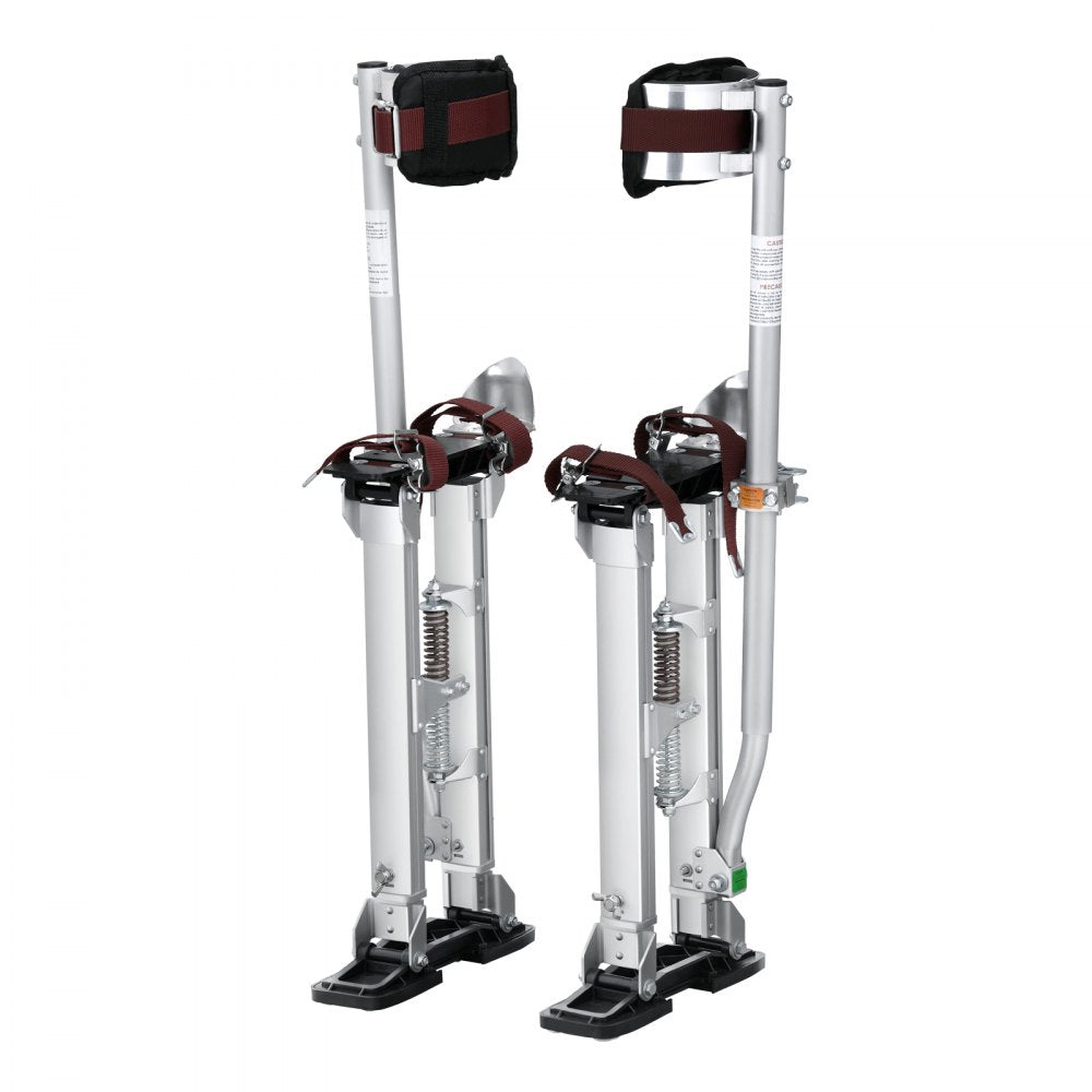 Bostome drywall stilts in aluminum, adjustable from 18 to 30 inches for painting tasks.