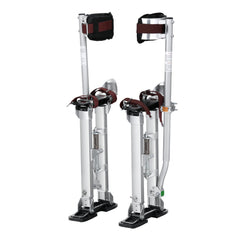 Bostome drywall stilts in aluminum, adjustable from 18 to 30 inches for painting tasks.