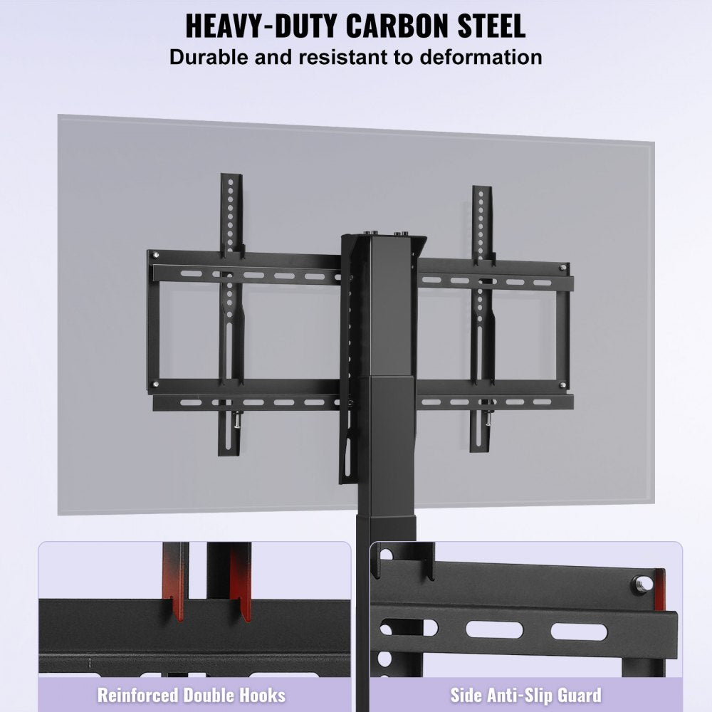 Motorized TV Lift Stroke Length 39.4 Inches Motorized TV Mount Fit for 32-70 Inch TV Lift with Remote Control Height Adjustable 28.74-68.11 Inch,Load Capacity 154 Lbs
