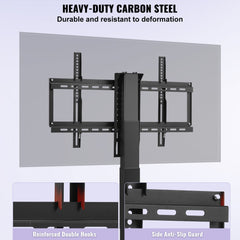 Swivel Motorized TV Lift Stroke Length 40 Inch Motorized TV Mount Fit for 32-70 Inch TV Lift with Remote Control Height Adjustable 28.74-68.11 Inch,Load Capacity 154 Lbs,Manual Swivel L/R 30°