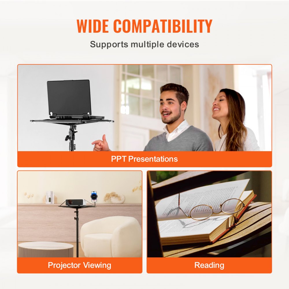 Projector Stand Laptop Stand Tripod Adjustable Height from 26.97 to 63 in
